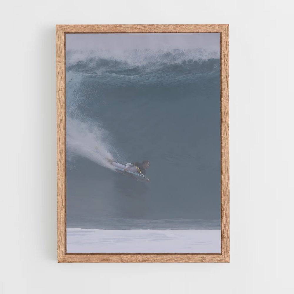 Poster Surf et Vagues – affiche Bodyboard (vue 4)